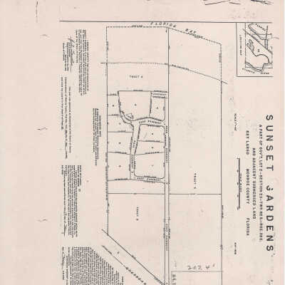 Sunset Gardens Map