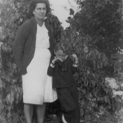 Myrtle Albury with Matlock Grandson