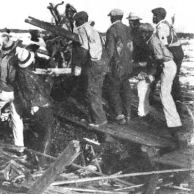 1935 Hurricane Devastation Cleanup