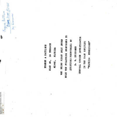 Eugene Pattison Testimony