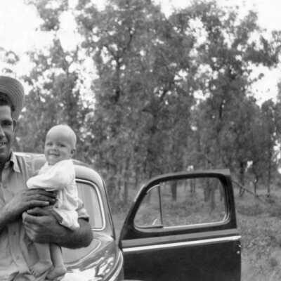 Calvin Albury with Emery Johnson