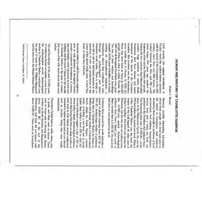 Human Pre-History of Charlotte Harbor by Robin C. Brown