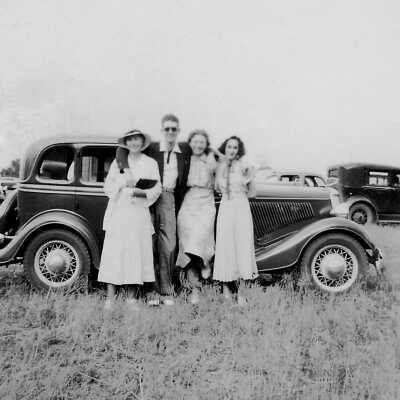 A Group By a Car