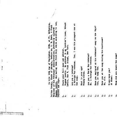 Eugene Lowkins Testimony