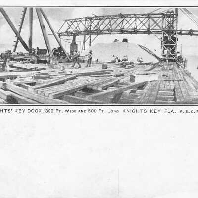 Building Knight's Key Dock