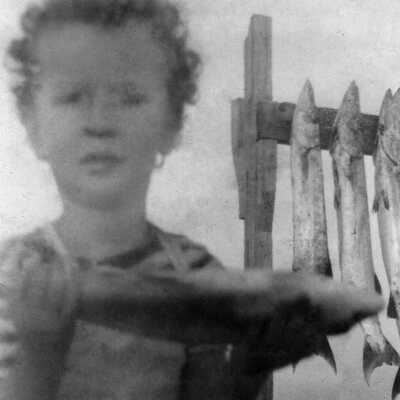 Donald Matlock holding a fish