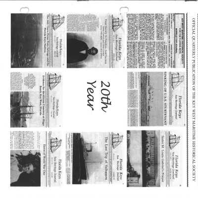 Florida Keys Sea Heritage Journal, Volume 20, Number 1, Fall 2009