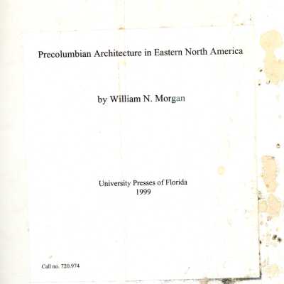 Pre-Columbian Architecture in Eastern North America
