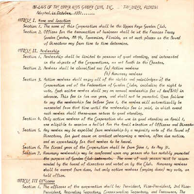 GCUK Bylaws 1981 C