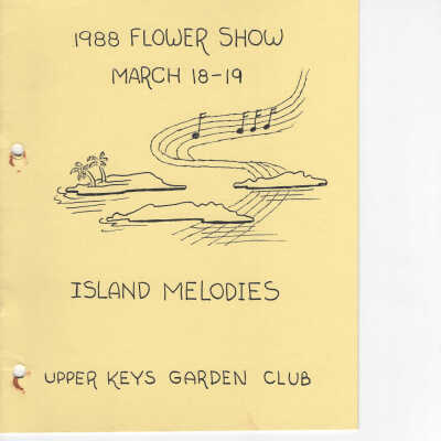 1988 Flower Show Booklet