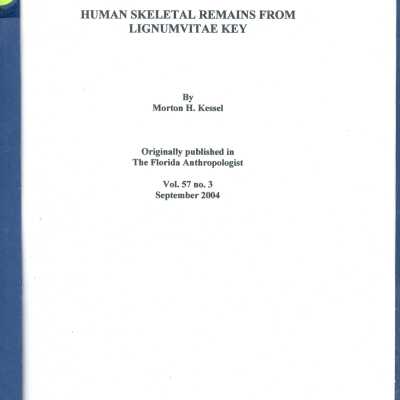 Human Skeletal Remains from Lignumvitae Key