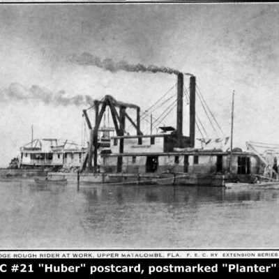 FEC postcard Dredge Huber