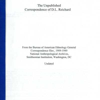 The Unpublished Correspondence of D.L. Reichard