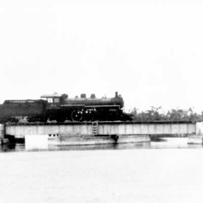 Train crossing Jewfish Creek