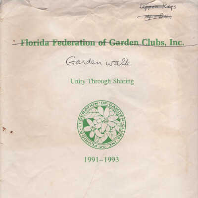 Garden Walk Envelope 1991-1993