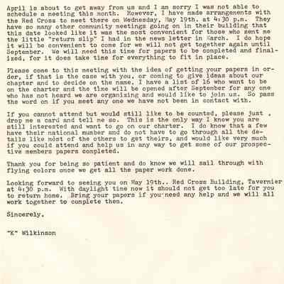 Schedule for Meeting, 1982