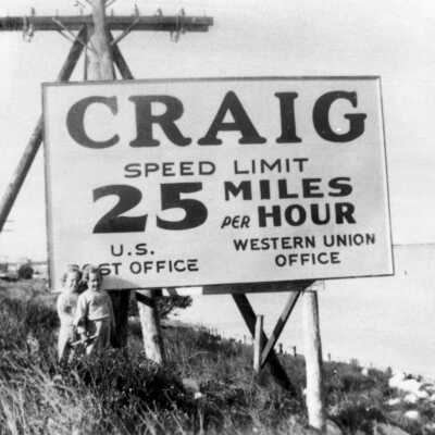 Craig, Fl Speed Limit Sign