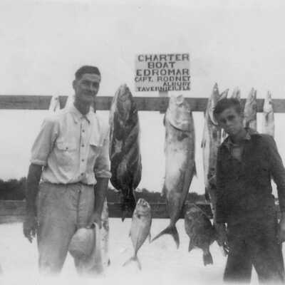 Captain Rodney with a Day's Catch