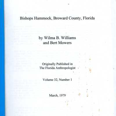 Bishops Hammock, Broward County, Florida