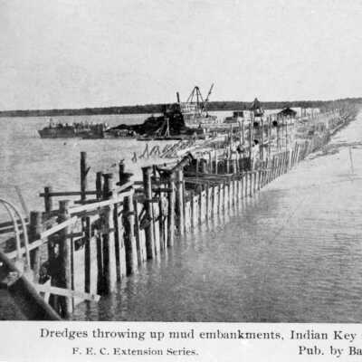 Dredges in Indian Key Channel