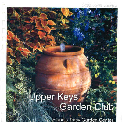 Upper Keys Garden Club Informational Booklet, 2005-2006