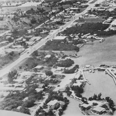 Aerial Islamorada View Looking South