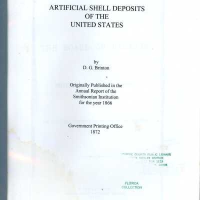 Artificial Shell Deposits of the United States