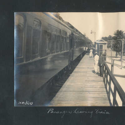Passengers Leaving Train