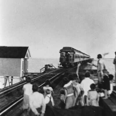 Watching the Train Leave