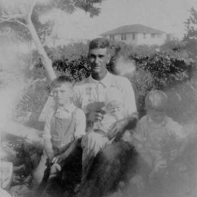 Captain Rodney with Children