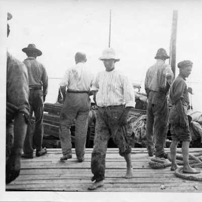 Arrival of Supply Boat