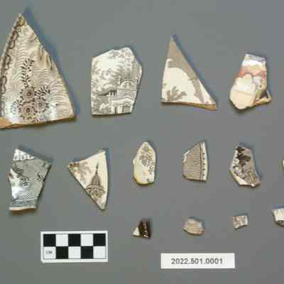 Ceramic Sherds - Sepia Print