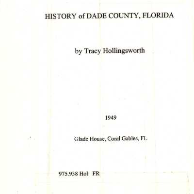 History of Dade County, Florida