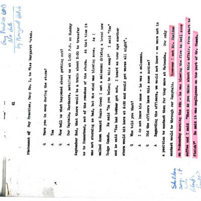 Guy Prentiess Testimony