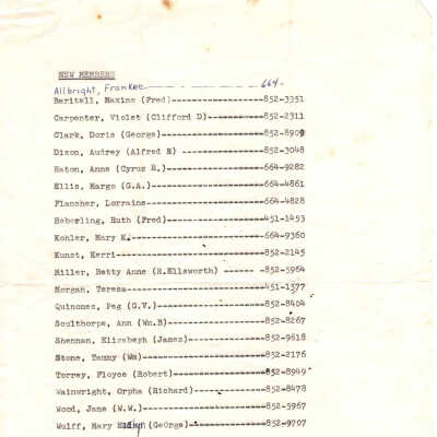 1980 GCUK New Members