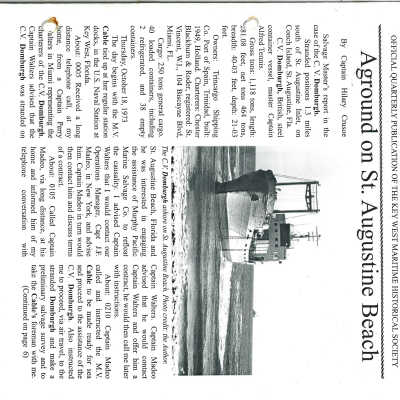 Florida Keys Sea Heritage Journal, Volume 14, Number 2, Winter 2003/04
