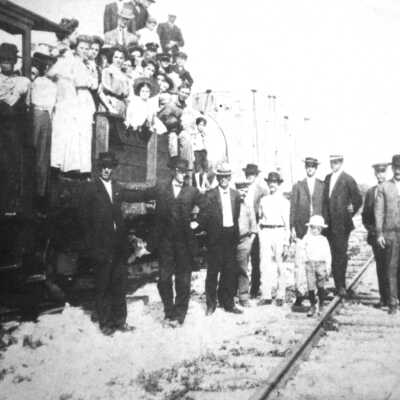 Gathering at the Railroad