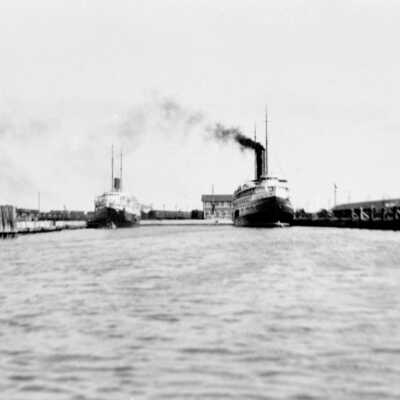Ships at Trumbo Point