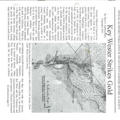 Florida Keys Sea Heritage Journal, Volume 23, Number 1, Fall 2012