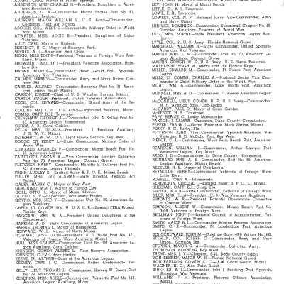 Hurricane Monument Dedication - 1937