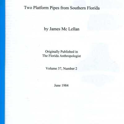 Two Platform Pipes from Southern Florida
