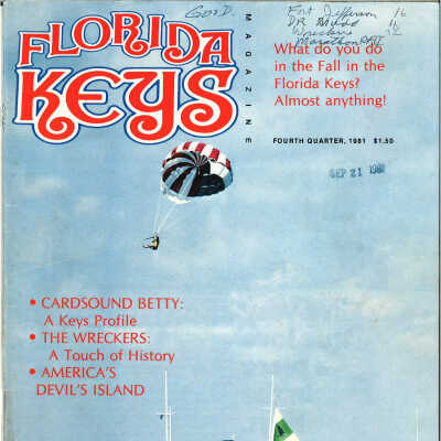 Florida Keys Magazine, Fourth Quarter, 1981