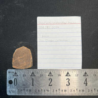 Sherd with Unidentified Marks