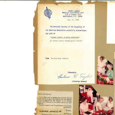 1988 DAR Scrapbook