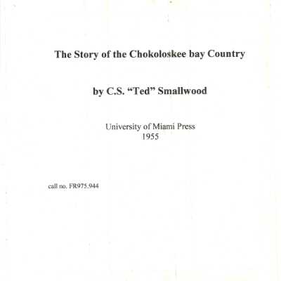 The Story of the Chokoloskee Bay Country
