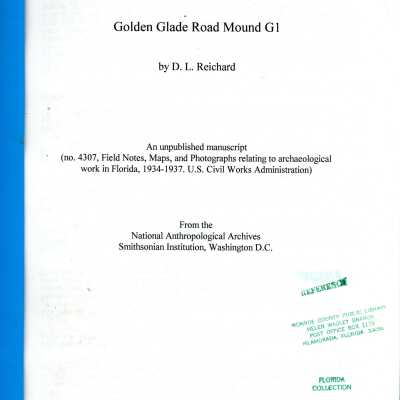 Golden Glade Road Mound G1