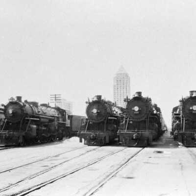 Engines Lined up in Miami
