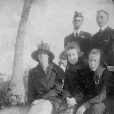 Myrtle and Rodney with friends