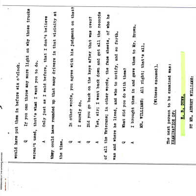 E. B. Dunn Testimony