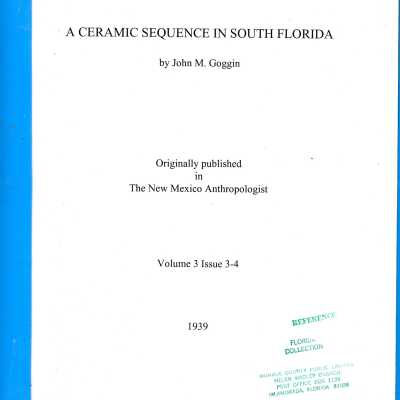 A Ceramic Sequence in South Florida